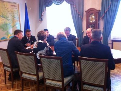 В Минске Порошенко встретился с Эштон