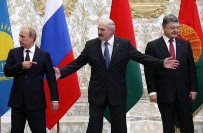 Встреча Порошенко, Лукашенко и Путина Встреча Порошенко, Лукашенко и Путина