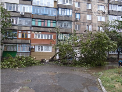 Ураган в Мариуполе: сломанные деревья и разбитые дома, опубликованы фото и видео
