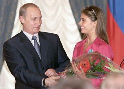 Алина Кабаева и Владимир Путин