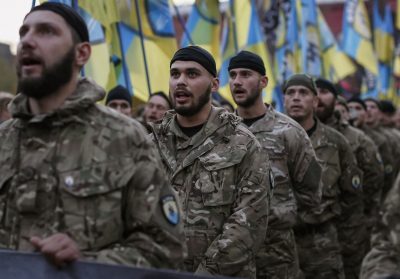 Бойцы батальона "Азов", иллюстрация