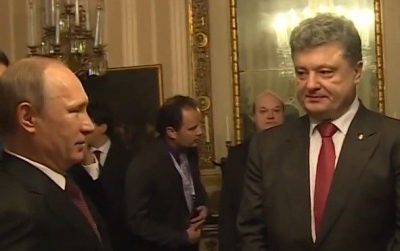 Петр Порошенко снова разговаривал с Владимиром Путиным по телефону