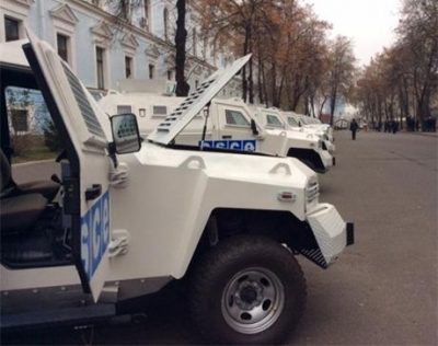Джип наблюдателей ОБСЕ Джип наблюдателей ОБСЕ