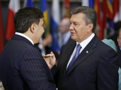 Виктор Янукович и Михаил Саакашвили Виктор Янукович и Михаил Саакашвили