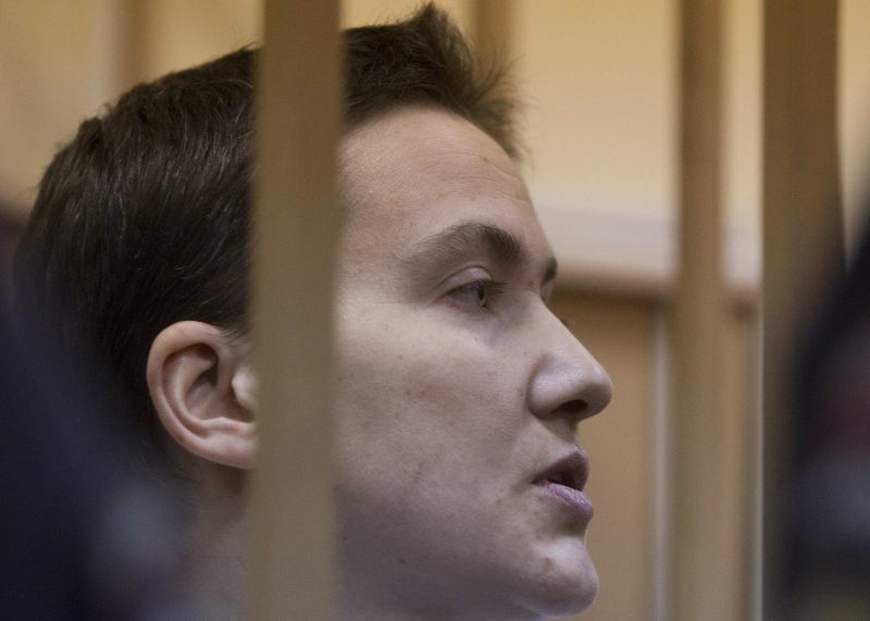Савченко уже потеряла 18 кг, прекращать голодовку ни за что не хочет