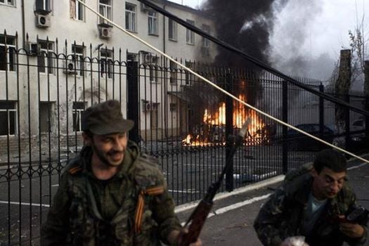 Боевики на Донбассе, иллюстрация Боевики на Донбассе, иллюстрация