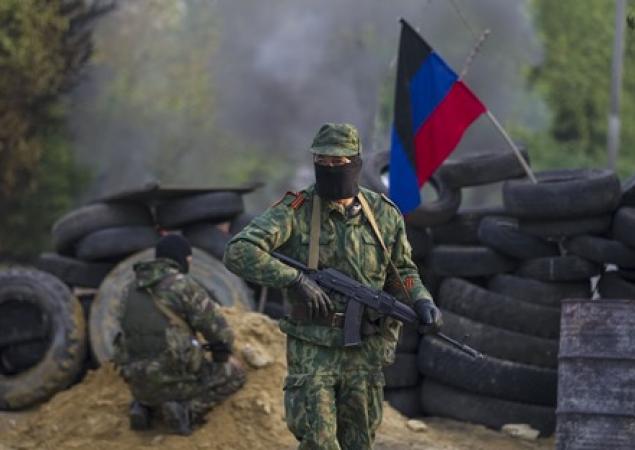 Боевики на Донбассе, иллюстрация Боевики на Донбассе, иллюстрация