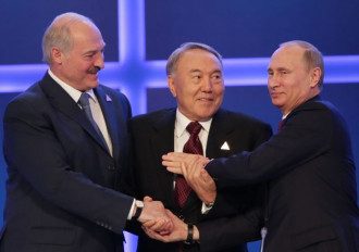 Путин, Назарбаев, Лукашенко Путин, Назарбаев, Лукашенко