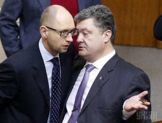 Петр Порошенко и Арсений Яценюк