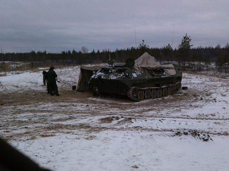 Российские военные накапливают технику в Донецкой области и "курсируют" вдоль границы Украины