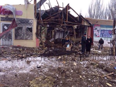 Разрушения на Донбассе, иллюстрация Разрушения на Донбассе, иллюстрация