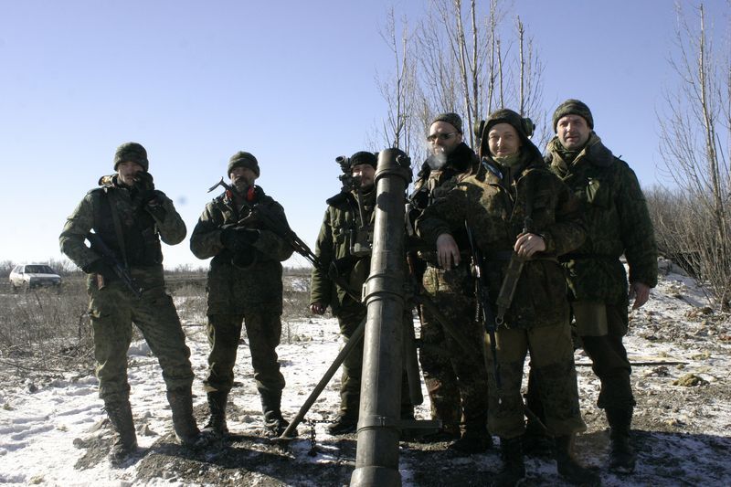 Боевики на Донбассе,иллюстрация Боевики на Донбассе,иллюстрация