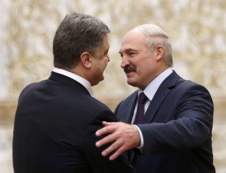 Порошенко, Лукашенко, Минск