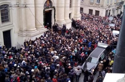 Во Львове простились с Кузьмой "Скрябиным", опубликованы фото