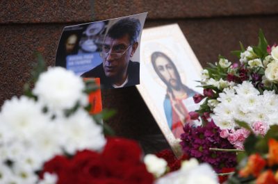 Фото с места убийства Немцова