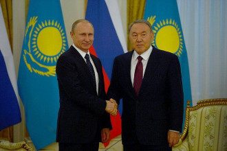 Путин, Назарбаев, Астана