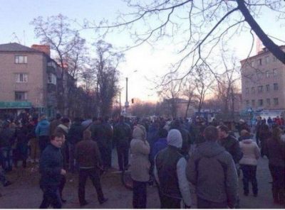 В Константиновке: милиция локализовала беспорядки В Константиновке: милиция локализовала беспорядки