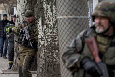 Боевики на Донбассе, иллюстрация Боевики на Донбассе, иллюстрация