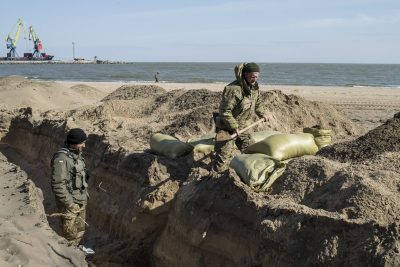 Окопы под Мариуполем Окопы под Мариуполем