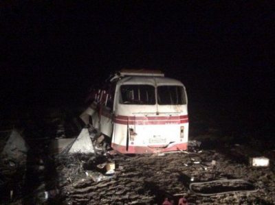 Взрыв автобуса под Горловкой признали терактом