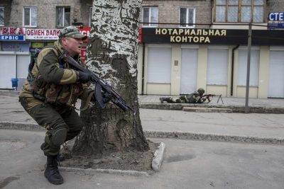 Боевики на Донбассе, иллюстрация Боевики на Донбассе, иллюстрация