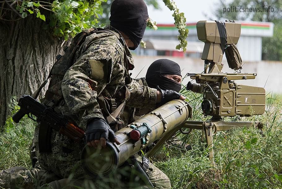 Боевики на Донбассе, иллюстрация Боевики на Донбассе, иллюстрация