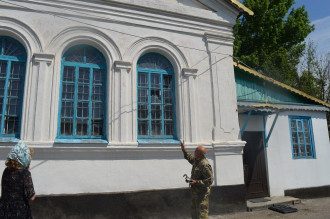 Церковь, Золотое, обстрел, Москаль