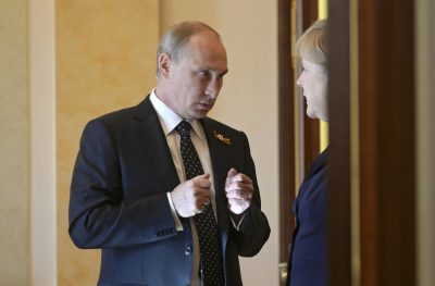 Владимир Путин и Ангела Меркель Владимир Путин и Ангела Меркель