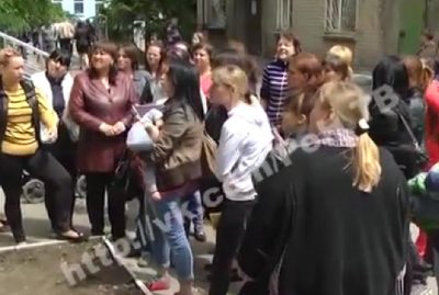 Забастовка в ЛНР, иллюстрация Забастовка в ЛНР, иллюстрация