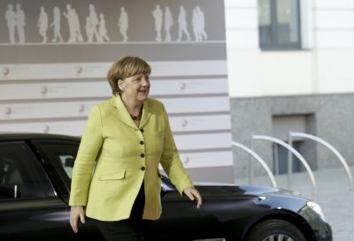 Ангела Меркель в Риге