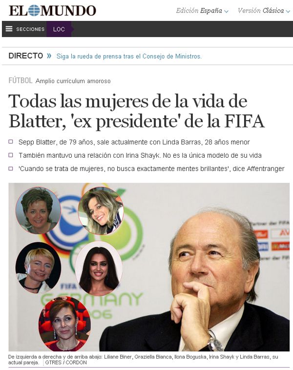 Газета El Mundo Газета El Mundo
