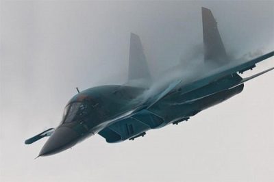 Су-34, бомбардировщик, Россия