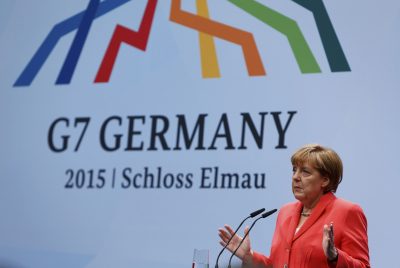 Ангела Меркель на саммите G7. Ангела Меркель на саммите G7.