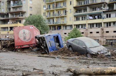 Фото из Тбилиси после наводнения