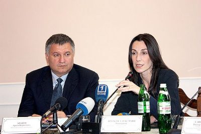 Эка Згуладзе и Арсен Аваков Эка Згуладзе и Арсен Аваков