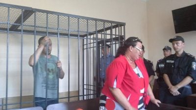 Полищук с адвокатом