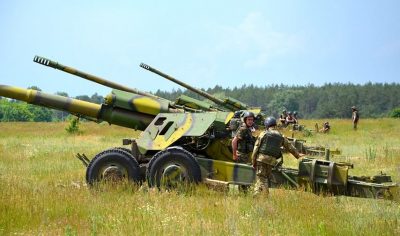 Донбасс, силовики, артиллерия