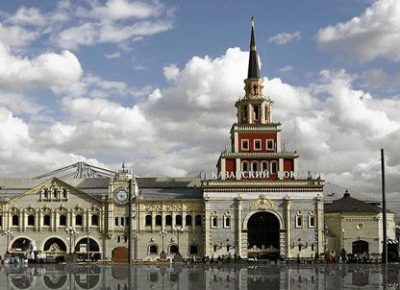 Казанский вокзал в Москве, иллюстрация Казанский вокзал в Москве, иллюстрация
