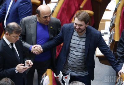 Олег Ляшко, Вадим Рабинович и Андрей Лозовой Олег Ляшко, Вадим Рабинович и Андрей Лозовой