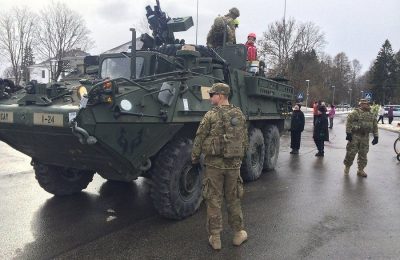 США разместит в Европе 250 единиц тяжелой военной техники. США разместит в Европе 250 единиц тяжелой военной техники.