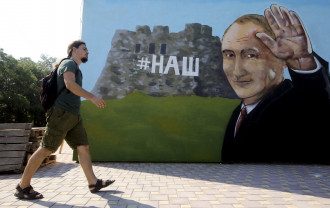 Путін, Крим, графіті Путін, Крим, графіті