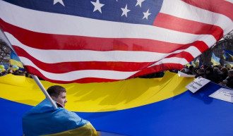 США, Україна, прапор США, Україна, прапор