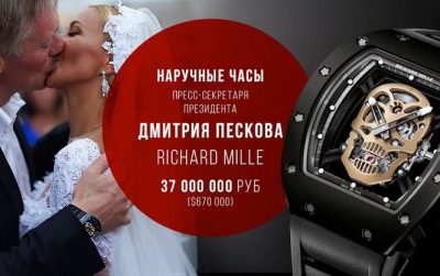 В Сети высмеивают часы Дмитрия Пескова за 670 тысяч долларов