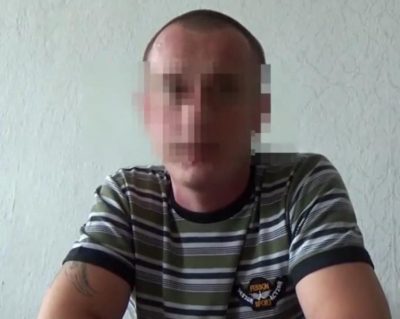 СБУ показала раскаяние экс-боевика СБУ показала раскаяние экс-боевика