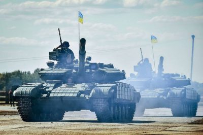 Танки сил АТО, иллюстрация Танки сил АТО, иллюстрация