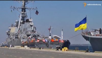 Как украинский фрегат и американский эсминец под Одессой учения проводили: опубликовано видео