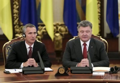 Йенс Столтенберг и Петр Порошенко Йенс Столтенберг и Петр Порошенко