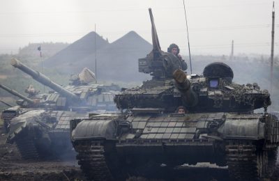 ДНР, танки, Донецк, боевики