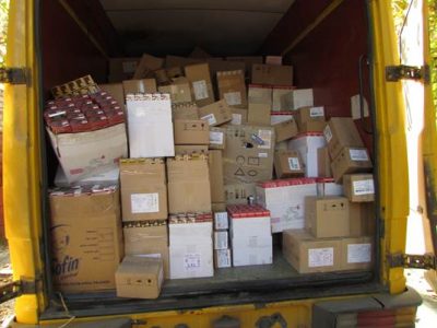 В СБУ подсчитали изъятую в зоне АТО контрабанду: миллионы гривен и тонны продуктов