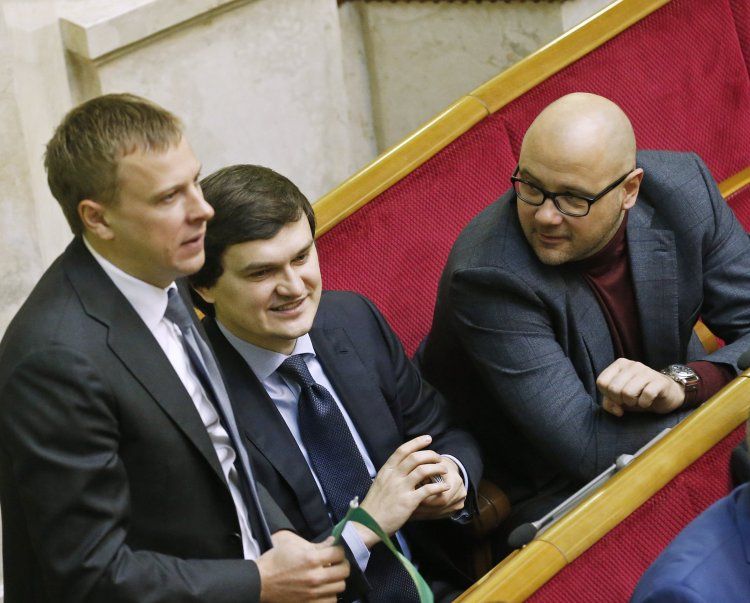 Виталий Хомутынник, Валерий Писаренко и Дмитрий Святаш